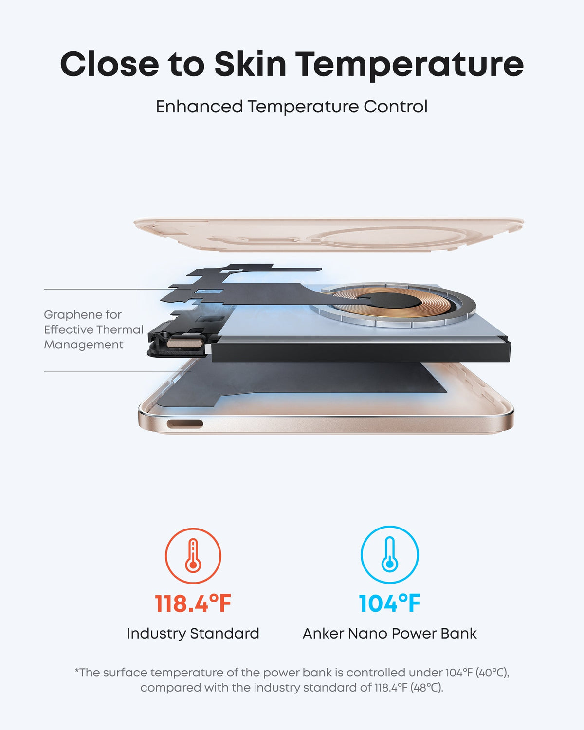 Slim Magnetic 5000mAh Power Bank