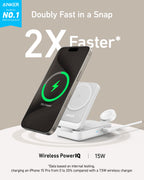 Foldable 3-in-1 Wireless Charging Station