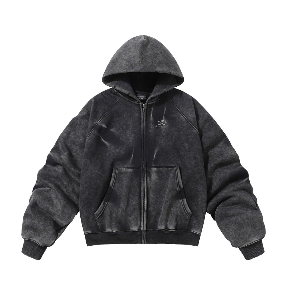 Fleece Lined Zip Hoodie
