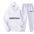FEAROFGODESSENTIALS Couple Set Hoodies for Men and Women Double Line High Street Fashion Two-Piece Set