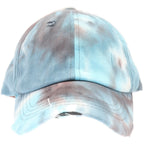 Tie Dye Criss-Cross High Ponytail CC Ball Cap