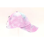 Tie Dye Criss-Cross High Ponytail CC Ball Cap