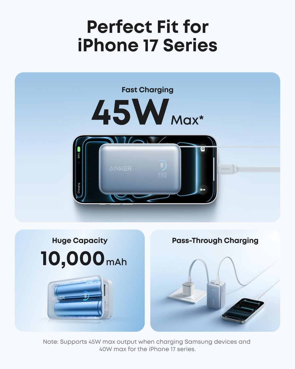 10000mAh 45W Power Bank