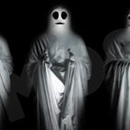 AtmosFX Halloween Digital Decoration USB - Boo Crew + 5.5 ft x 9 ft Projection Screen
