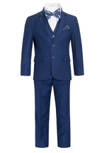 Boys Indigo Blue 5-Piece Suit Set