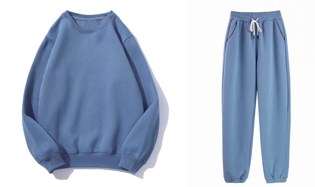Women's Fleece Hoodie Tracksuit Set