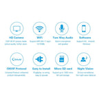 720P Indoor Wireless Pan-Tilt IP Camera