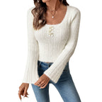 Women's Square Neck Knit Sweater
