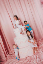 Pink Birthday Girl Ruffle Button-Up Set