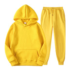Casual Hooded Tracksuit Set