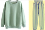 Women's Fleece Hoodie Tracksuit Set