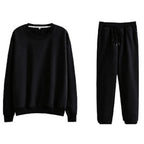 Women's Fleece Hoodie Tracksuit Set