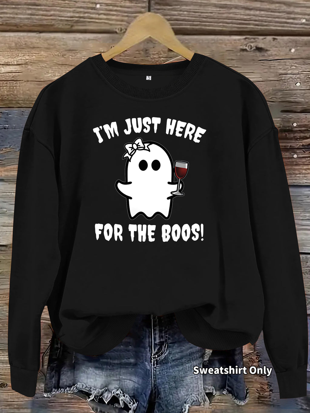 Women's Printed Fleece Sweatshirt