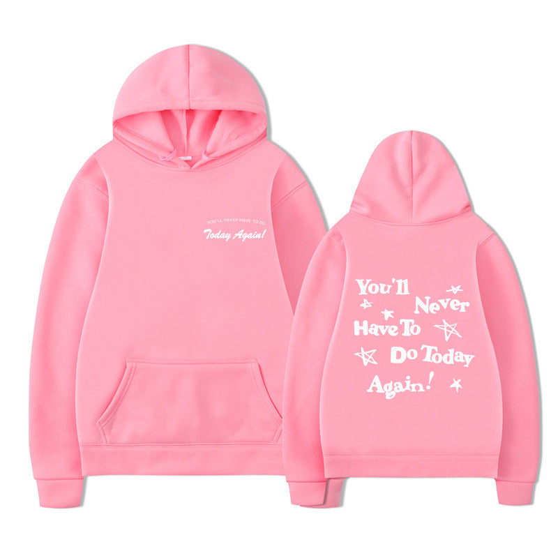 Printed Graphic Pullover Hoodie