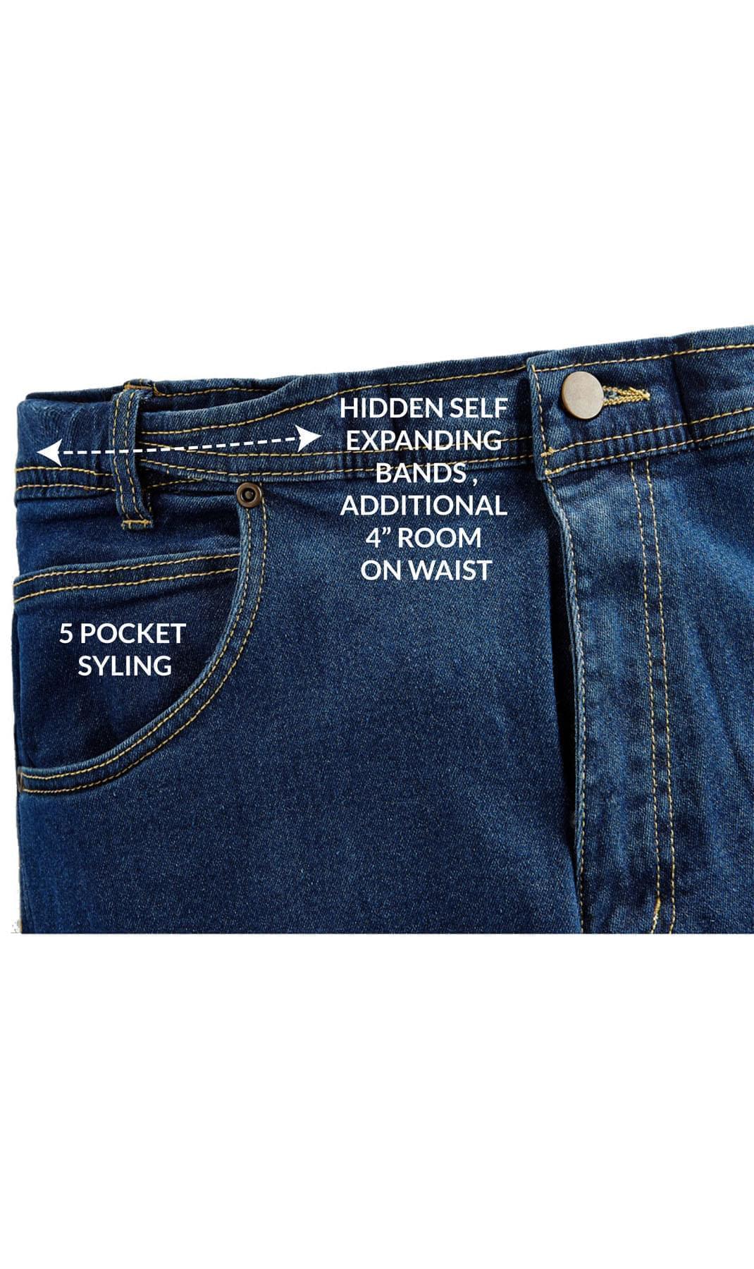 Flex Waist Hidden Stretch Jeans