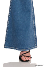 Distressed Flare Dark Wash Jeans