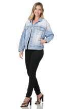 Oversized Denim Jacket (Light Wash)