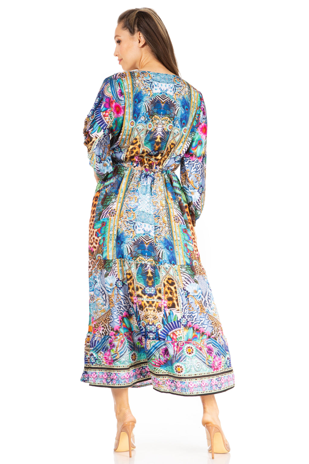 Floral Print Boho Maxi Dress