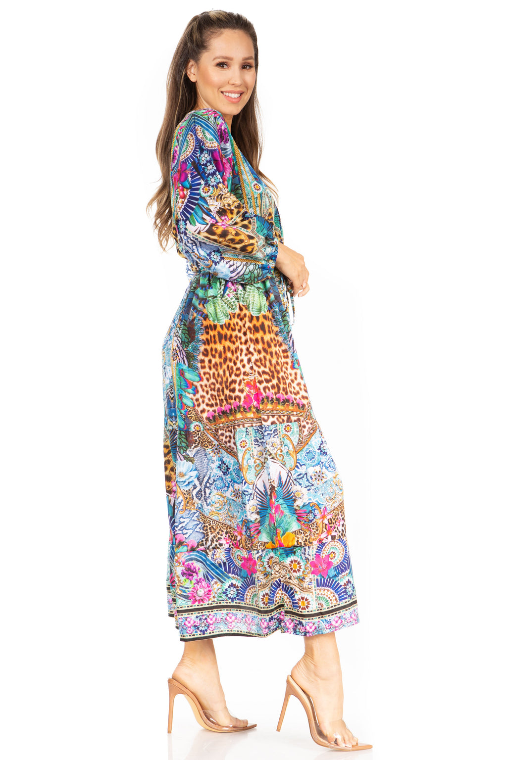 Floral Print Boho Maxi Dress
