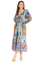 Floral Print Boho Maxi Dress
