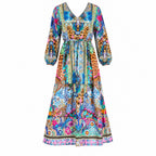Floral Print Boho Maxi Dress