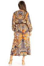 Floral Print Boho Maxi Dress