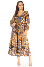Floral Print Boho Maxi Dress