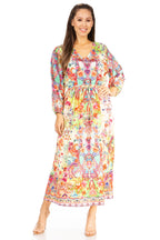 Floral Print Boho Maxi Dress