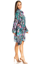 Women's Floral Short Shirt Dress