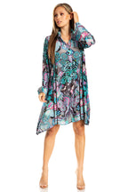 Women's Floral Short Shirt Dress