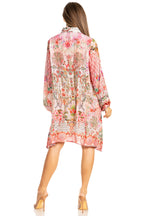 Women's Floral Short Shirt Dress