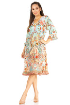 Women's Floral Midi Cocktail Dress