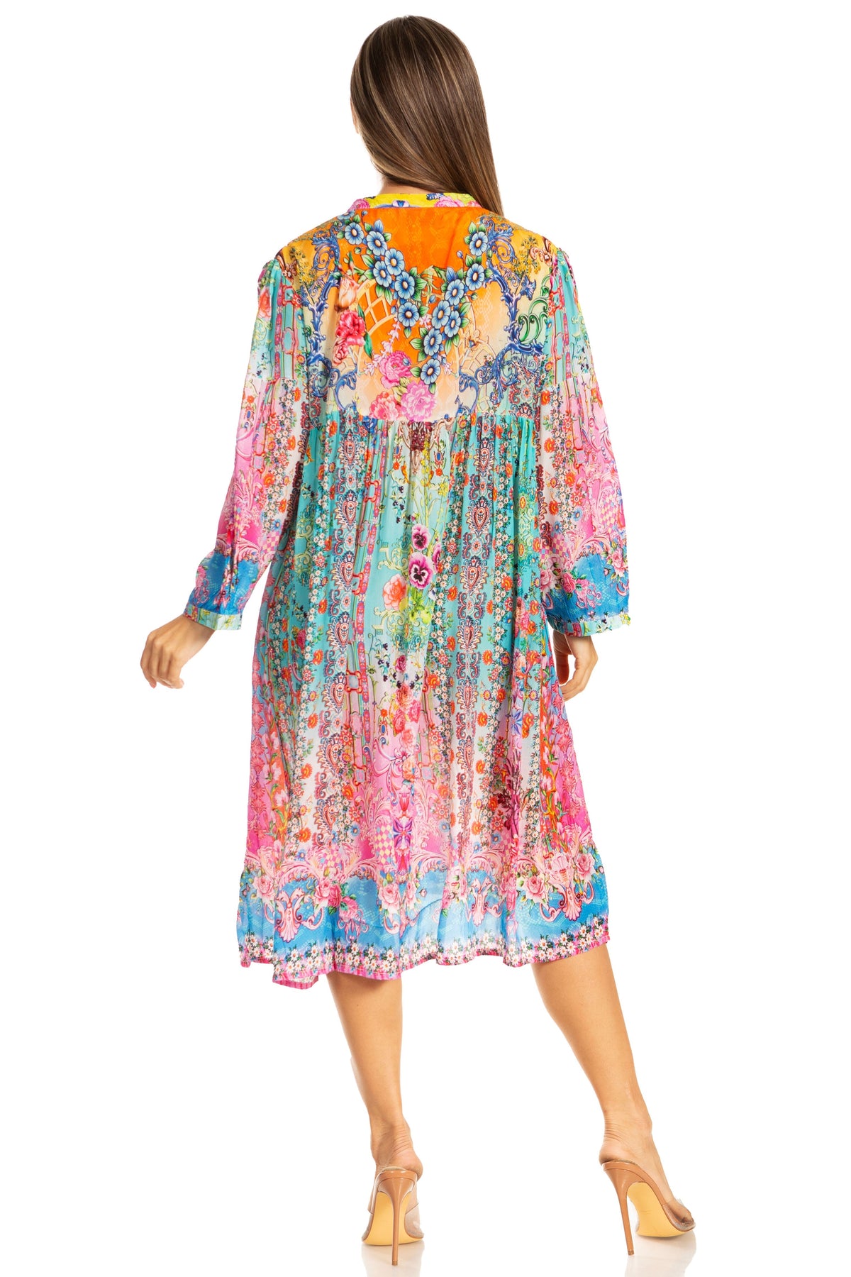 Women's Floral Swing Dress
