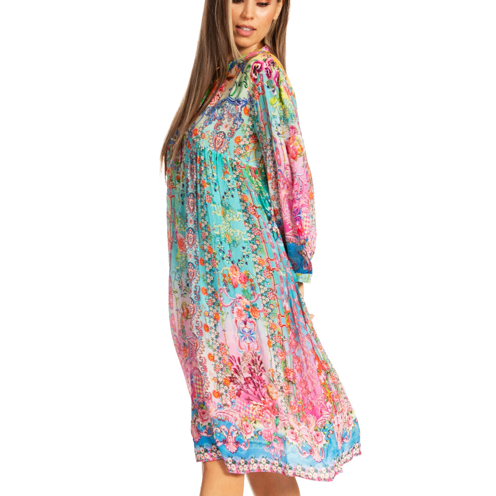 Women's Floral Swing Dress