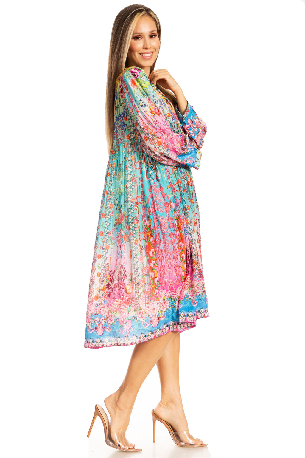 Women's Floral Swing Dress