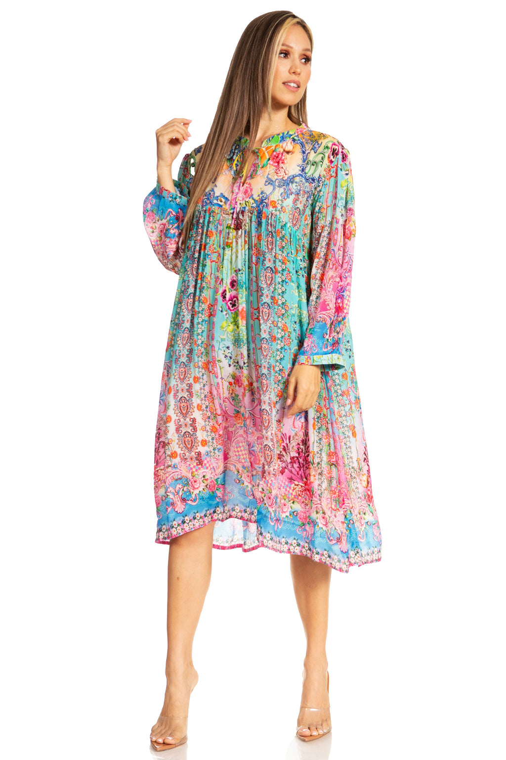 Women's Floral Swing Dress