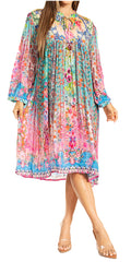Women's Floral Swing Dress
