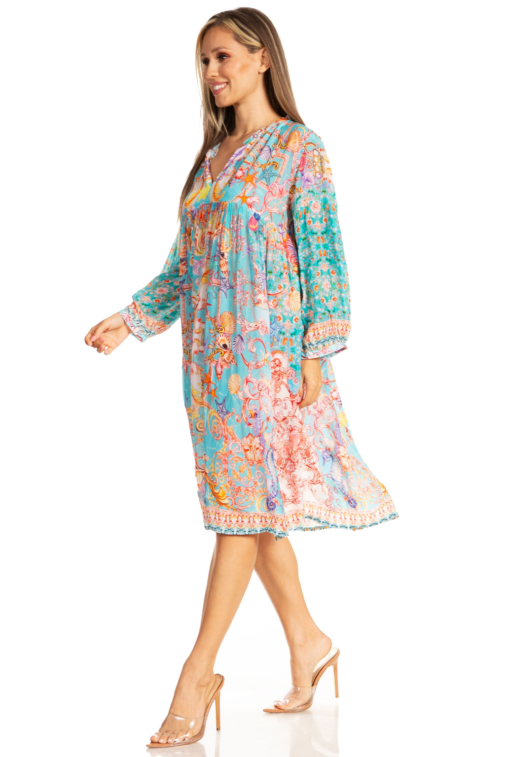 Women's Floral Swing Dress