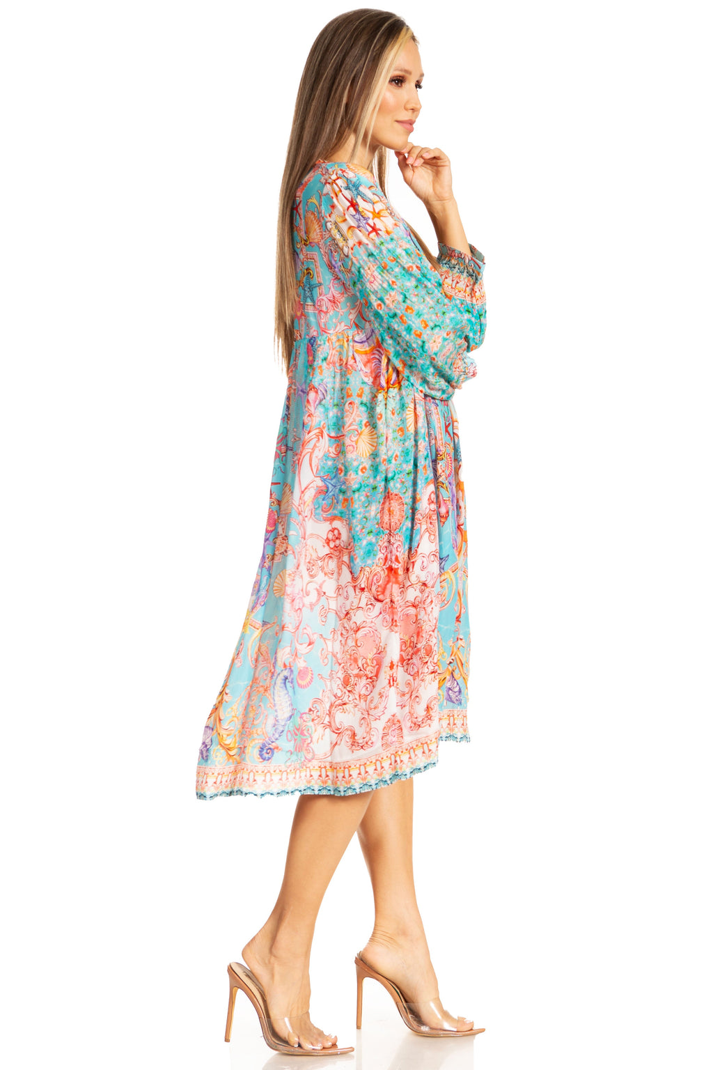 Women's Floral Swing Dress