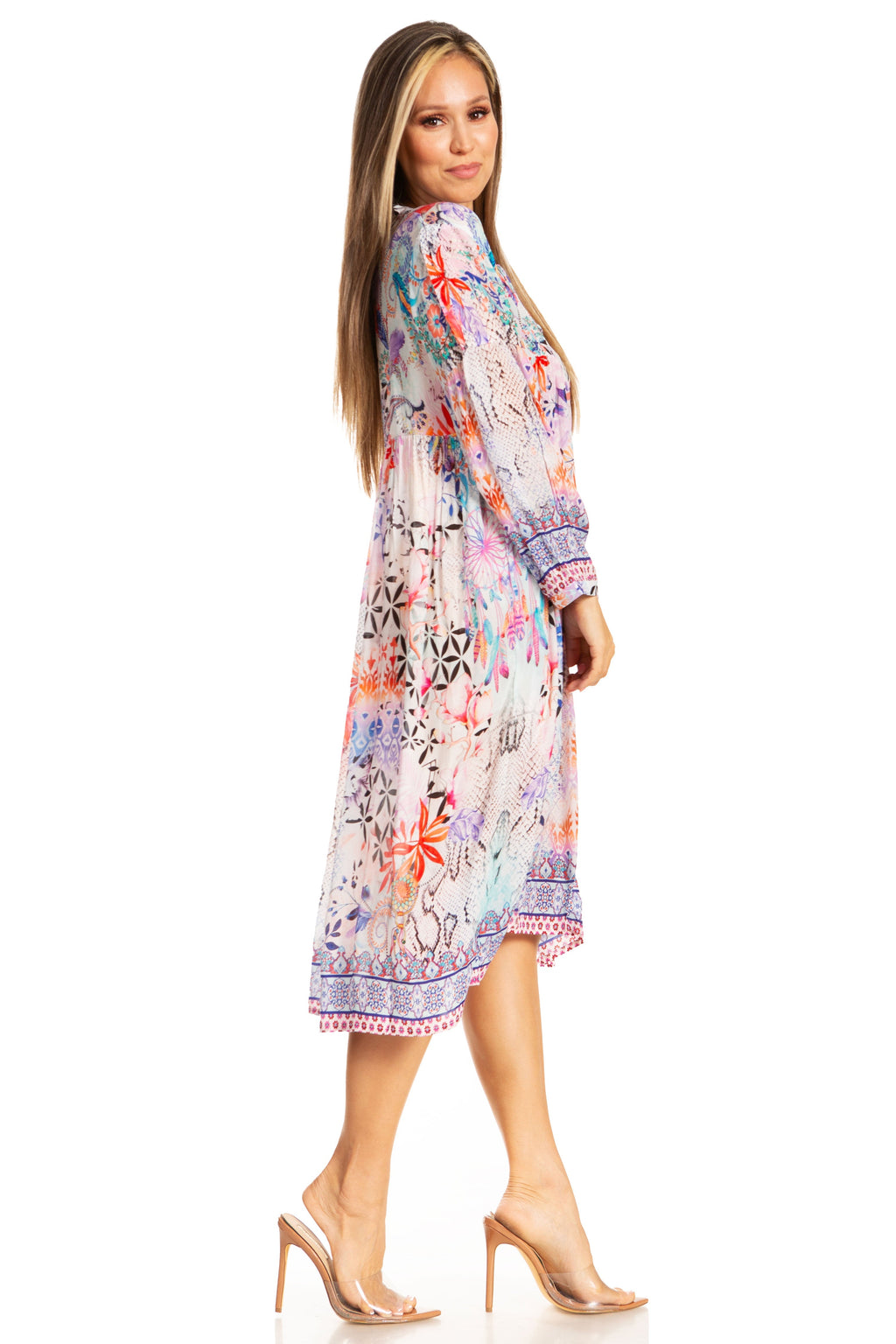 Women's Floral Swing Dress