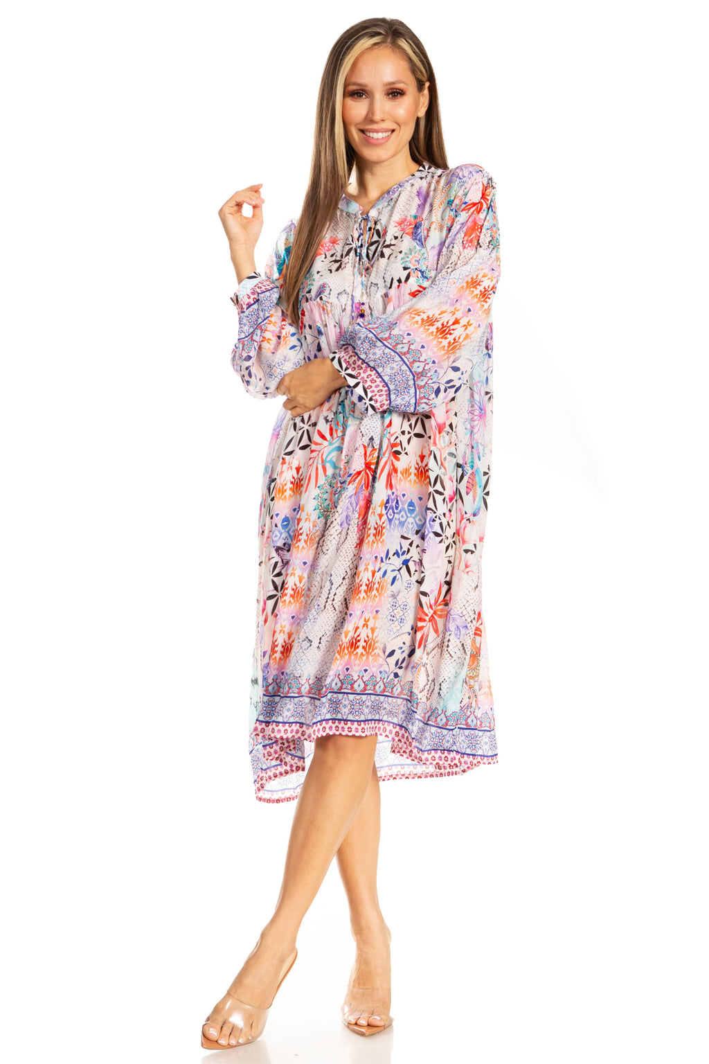 Women's Floral Swing Dress