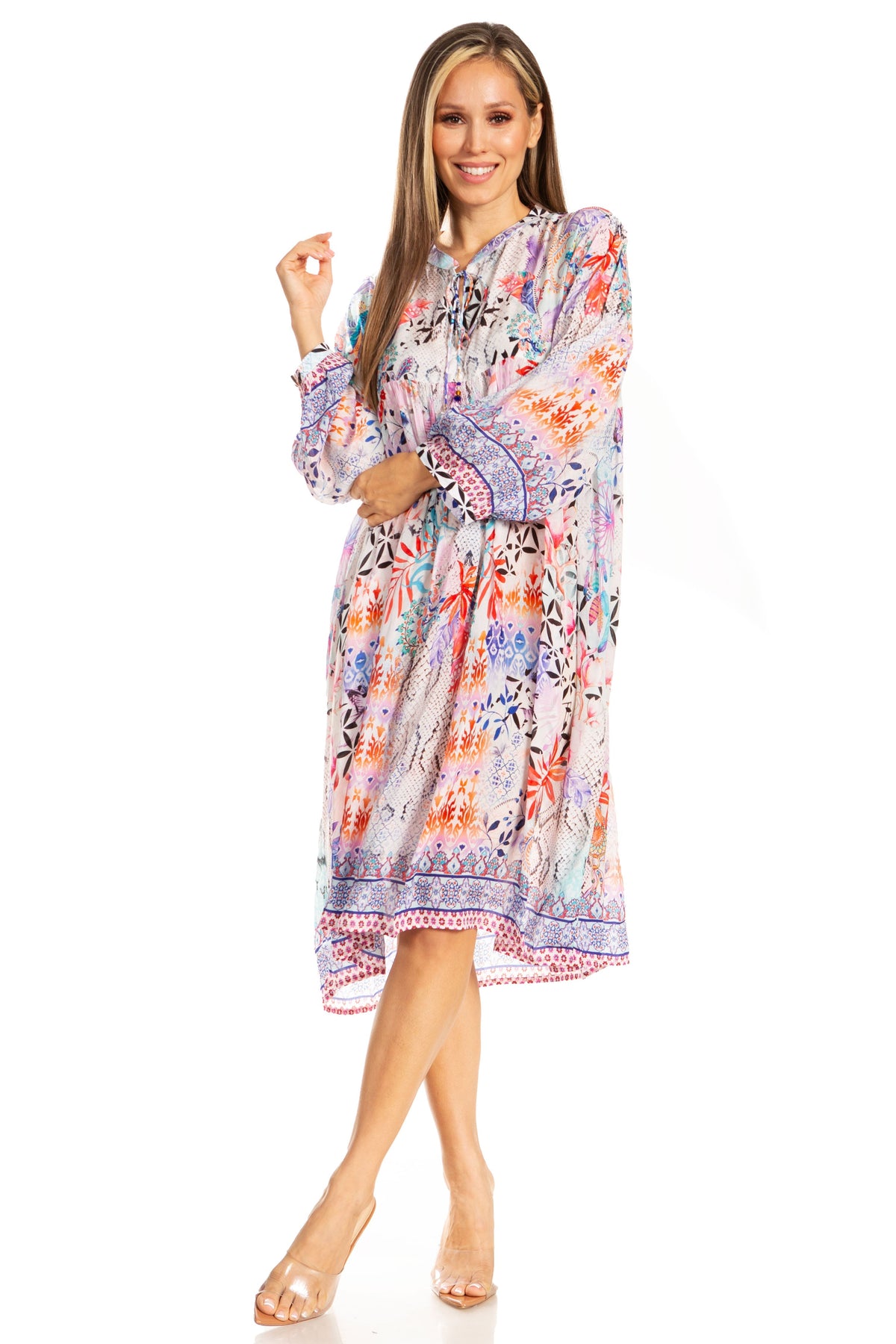 Women's Floral Swing Dress
