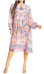 Women's Floral Swing Dress