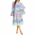 Women's Floral Tiered Ruffle Dress