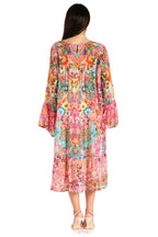 Women's Floral Tiered Ruffle Dress