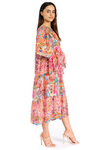 Women's Floral Tiered Ruffle Dress