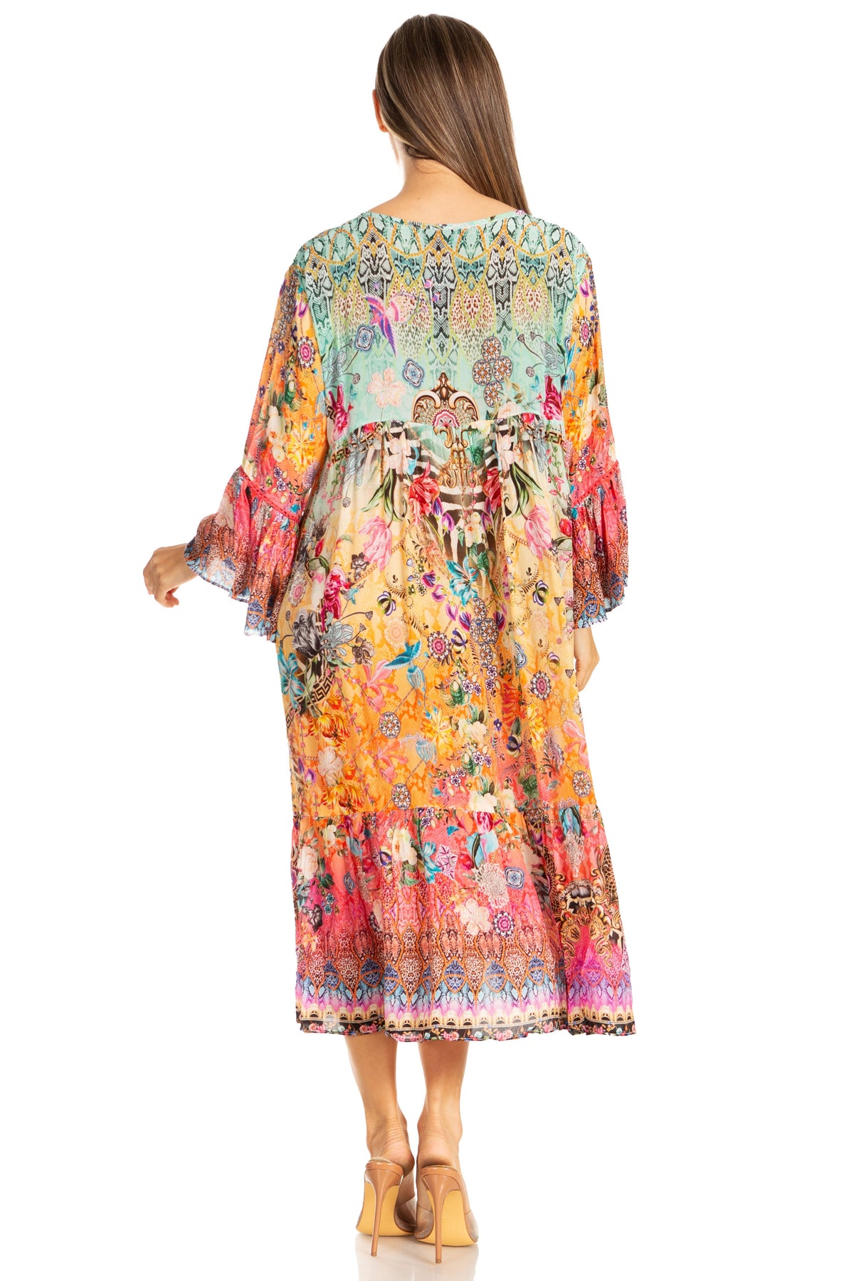 Women's Henley Neck Short Dress