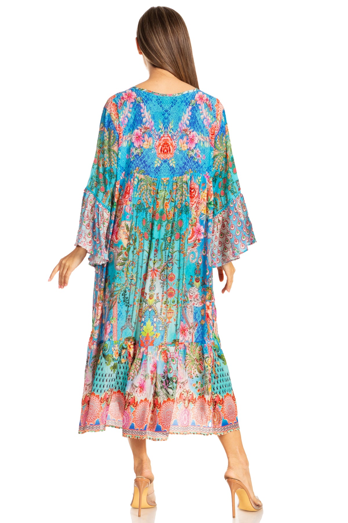 Women's Henley Neck Short Dress