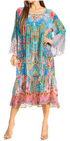 Women's Henley Neck Short Dress