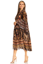 Women's Henley Neck Short Dress